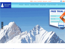 Tablet Screenshot of mountainglacier.com